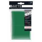 Ultra Pro Standard Card Sleeves Pro-Matte Green Standard (100ct) Standard Size Card Sleeves